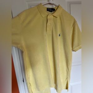 Polo Ralph Lauren Yellow Terry Cloth Polo Shirt